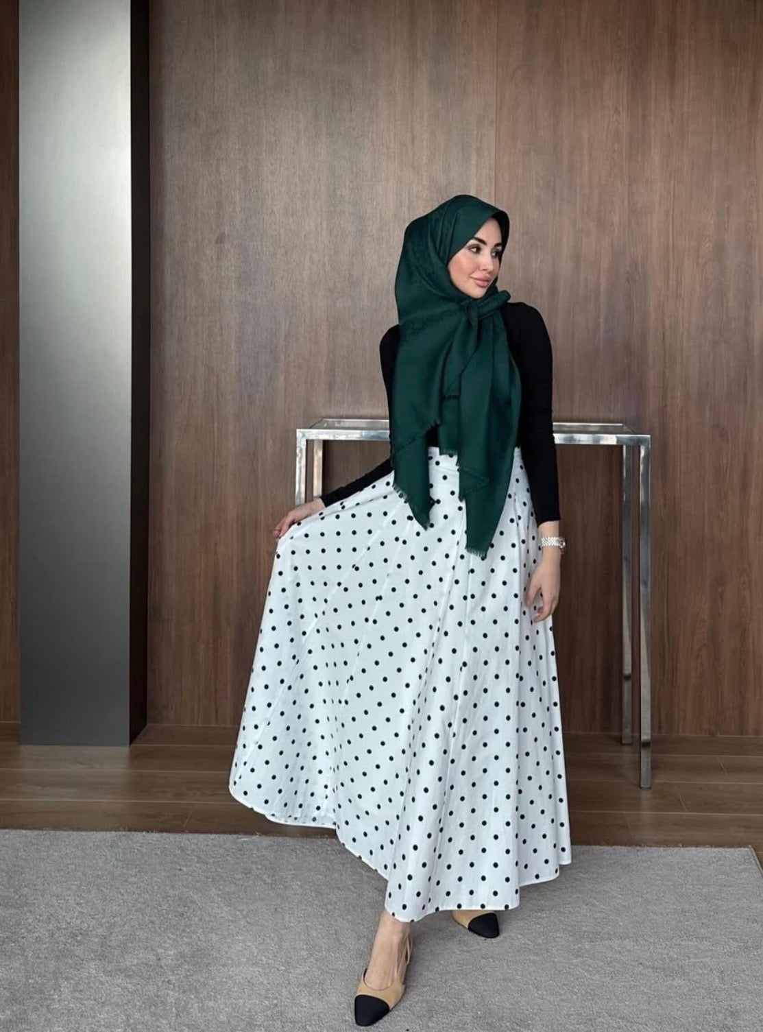 Spotted skirt