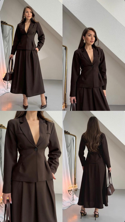Formal skirt suit