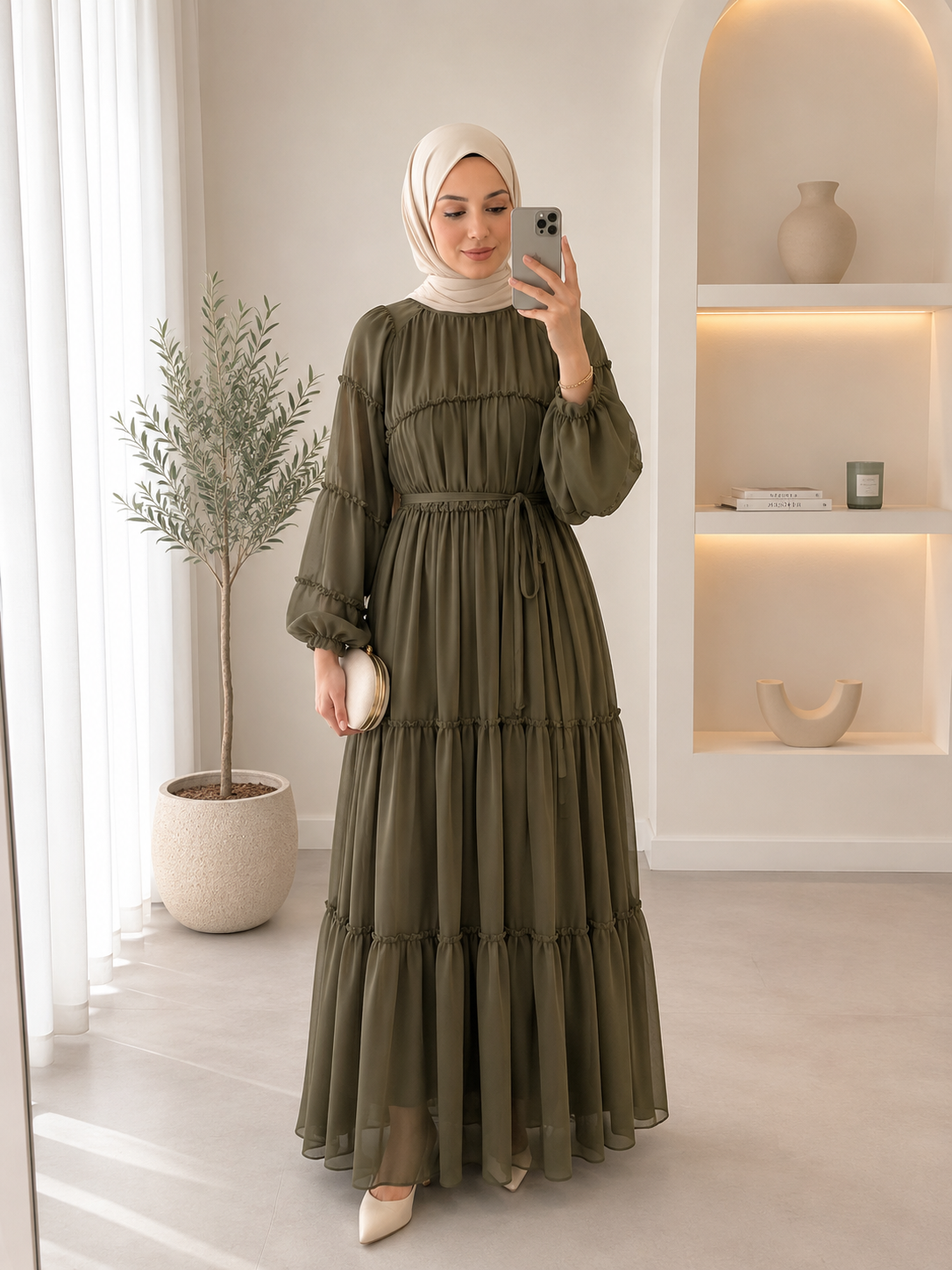 Shifon dress