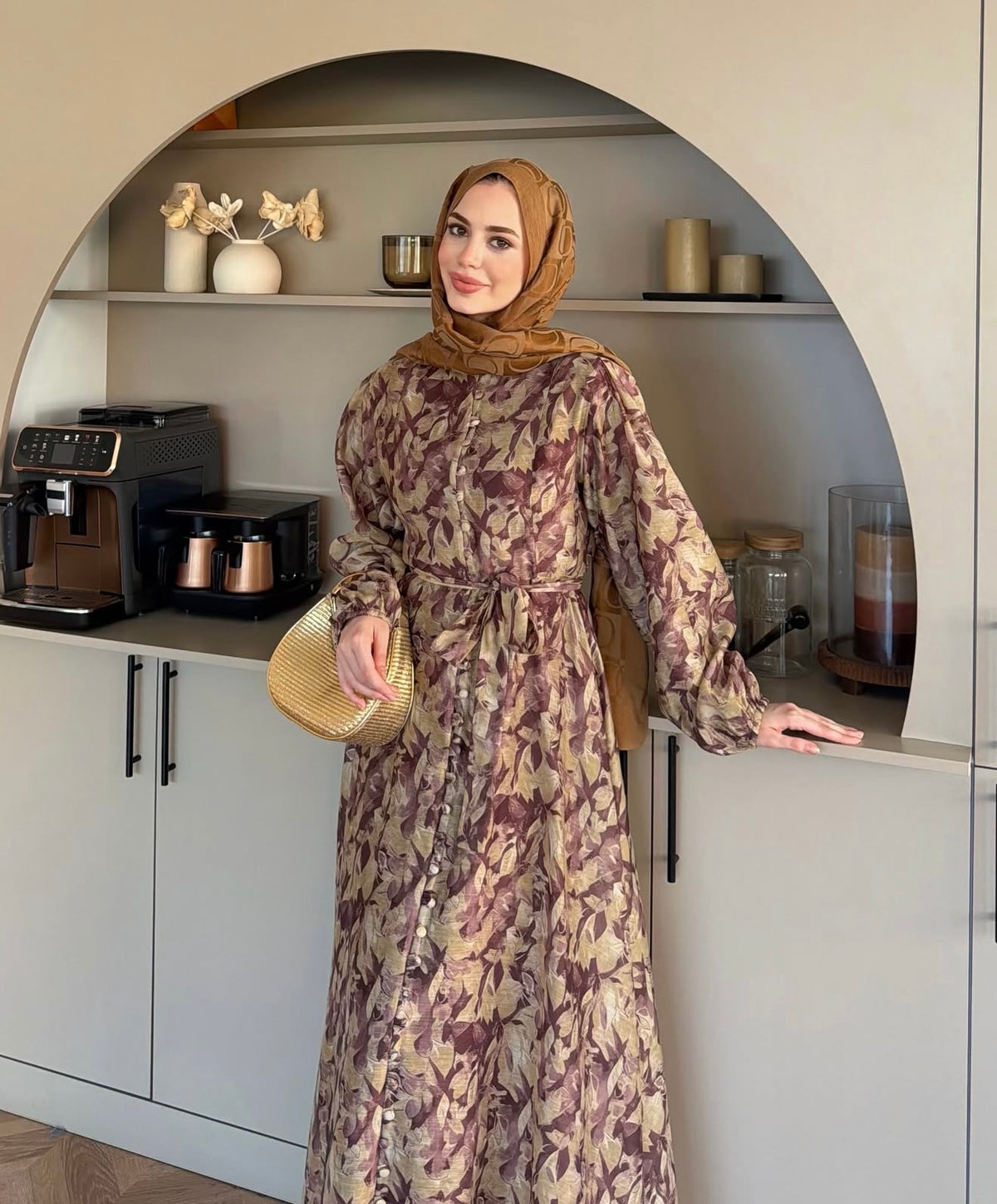 Shifon flowers dress